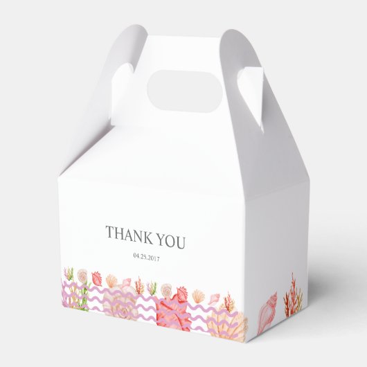 Moderner Badestrand Sommer Beach Geschenkschachtel (Vorderseite)