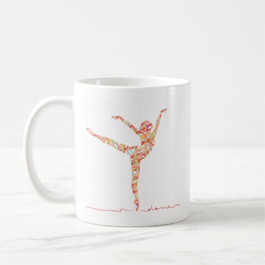 Moderner Balletttänzer Kaffeetasse (Links)