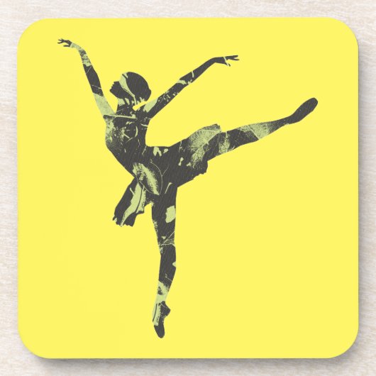 Moderner Balletttänzer, moderner Tanz Getränkeuntersetzer (Vorderseite)