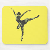 Moderner Balletttänzer, moderner Tanz Mousepad (Vorne)
