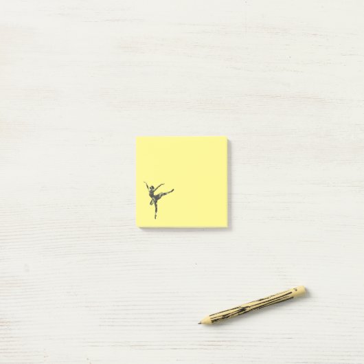 Moderner Balletttänzer, moderner Tanz Post-it Klebezettel (Auf Schreibtisch)