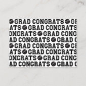 Moderner Baseballspieler der Universitätsmannschaf Begleitkarte (Rückseite)