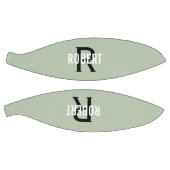 Moderner Basketball mit grün-monogramm-Bezeichnung (Panele)