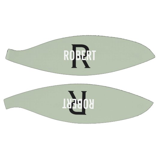 Moderner Basketball mit grün-monogramm-Bezeichnung (Panele)