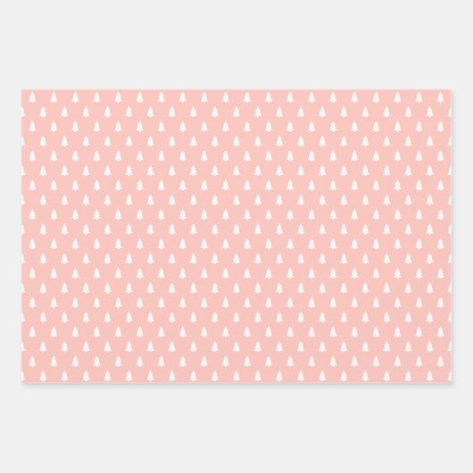 Moderner Bauernhof Urlaub pink Geschenkpapier Set (Vorderseite)