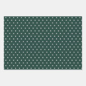 Moderner Bauernurlaub dunkelgrün Geschenkpapier Set (Vorderseite 3)