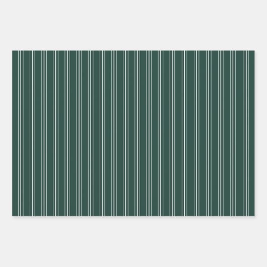 Moderner Bauernurlaub dunkelgrün Geschenkpapier Set (Vorderseite 2)