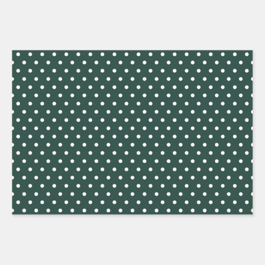 Moderner Bauernurlaub dunkelgrün Geschenkpapier Set (Vorderseite 3)