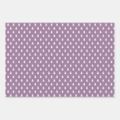 Moderner Bauernurlaub staubig lila Geschenkpapier Set (Vorderseite)