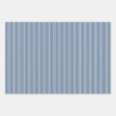 Moderner Bauernurlaub Vintag blau Geschenkpapier Set (Vorderseite 2)