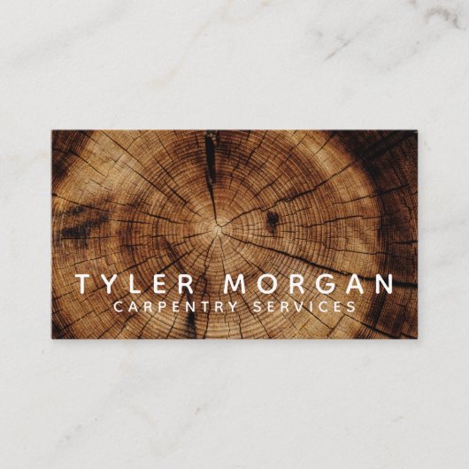 Moderner Baumschmuck Visitenkarte (Vorderseite)