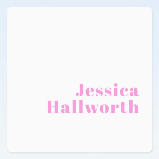 Moderner, bearbeitbarer Firmenname oder Vor- und N Etiketten