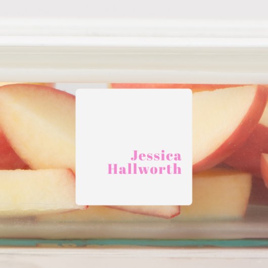 Moderner, bearbeitbarer Firmenname oder Vor- und N Etiketten (Befestigt)