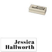 Moderner, bearbeitbarer Firmenname oder Vor- und N Gummistempel (Stempel)