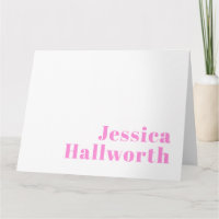 Moderner, bearbeitbarer Firmenname oder Vor- und N