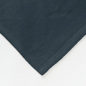 Moderner bearbeitbarer Name Fleecedecke (Ecke)