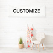 Moderner bearbeitbarer Text | Weiß & Dunkelgrau Banner (Insitu)