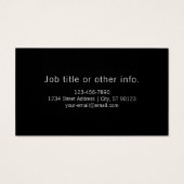 Moderner bearbeiteter Text in weißem Logo-Rahmen (Rückseite)