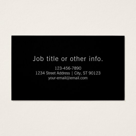 Moderner bearbeiteter Text in weißem Logo-Rahmen (Rückseite)