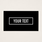 Moderner bearbeiteter Text in weißem Logo-Rahmen (Vorderseite)