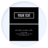 Moderner bearbeiteter Text in weißem Logo-Rahmen