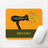 Moderner Beauty Orange Salon Mousepad (Mit Mouse)