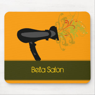 Moderner Beauty Orange Salon Mousepad