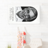 Moderner Beerdigungsdienst für Fotos oder Gedenkdi Banner (Insitu)