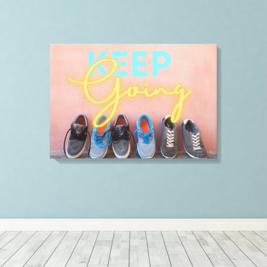 Moderner Behalt wird Motivierend Leinwanddruck (Insitu (Holzboden))