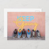 Moderner Behalt wird Motivierend Postkarte (Vorne/Hinten)