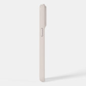 Moderner Beige Feminine Script Individuelle Name iPhone Hülle (Rechte Seite)