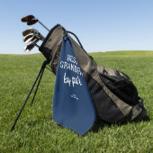 Moderner, benutzerdefinierter bester Opa von Par B Golfhandtuch (Gras)