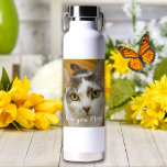 Moderner, benutzerdefinierter Foto Personalisiert Trinkflasche<br><div class="desc">Laden Sie Fotos hoch, passen Sie den Text an und erstellen Sie ganz einfach Ihre personalisierte Wasserflasche. Klicken Sie auf BEARBEITEN, um die Textfarbe oder Textgröße zu ändern. Sie können dieses Design auf anderen Zazzle-Produkten übertragen und an die meisten Zazzle-Produkte anpassen. Standard Studio Designs werden in hochauflösender Grafik für einen...</div>