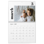 Moderner benutzerdefinierter Kalender (Mär 2027)