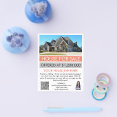 Moderner benutzerdefinierter Real Anwesen Agent Flyer (Einzeln)