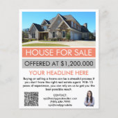 Moderner benutzerdefinierter Real Anwesen Agent Flyer (Vorne)
