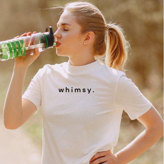 Moderner, benutzerdefinierter Text schwarz T-Shirt