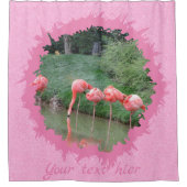 Moderner, benutzerdefinierter Text und Foto auf ro Duschvorhang (Vorderseite)