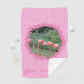 Moderner, benutzerdefinierter Text und Foto auf ro Golfhandtuch (Insitu)