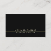 Moderner Beruflich eleganter Geschäftsführer Visitenkarte (Vorderseite)