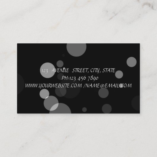 Moderner Beruflich-Makeup-Lipstick Visitenkarte (Rückseite)