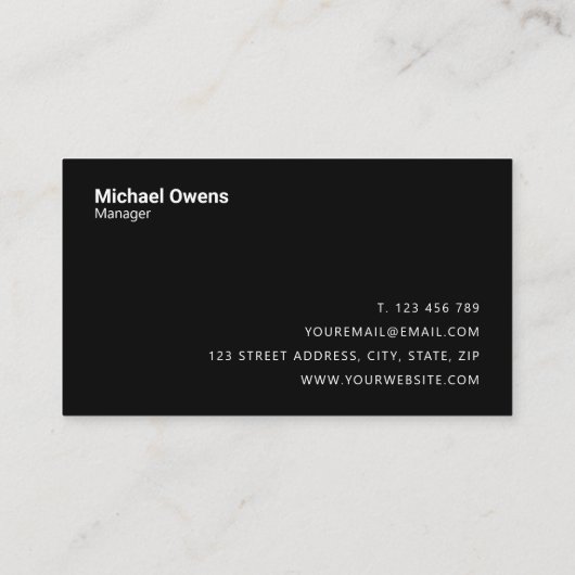 Moderner Beruflicher Bau Visitenkarte (Rückseite)