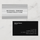 Moderner Beruflicher Bau Visitenkarte (Vorne/Hinten)