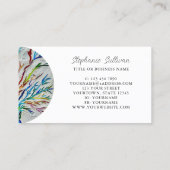 Moderner Beruflicher Baum Visitenkarte (Rückseite)