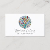 Moderner Beruflicher Baum Visitenkarte (Vorderseite)