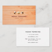 Moderner Beruflicher Baumeister Handy Man Visitenkarte (Vorne/Hinten)