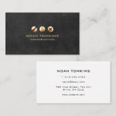 Moderner Beruflicher Baumeister Visitenkarte (Vorne/Hinten)