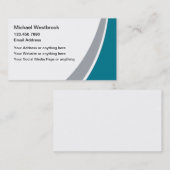 Moderner Beruflicher Berater Visitenkarte (Vorne/Hinten)