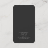 Moderner Beruflicher Beratermanager Visitenkarte (Rückseite)