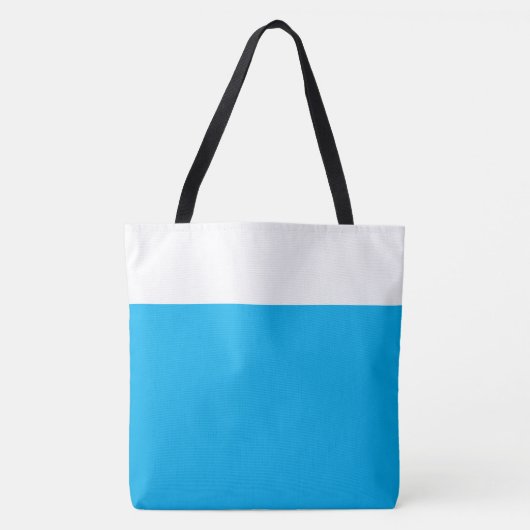 Moderner Beruflicher Blauer Farbblock Sky Tasche (Vorderseite)